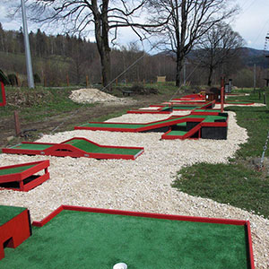 Park linowy, Minigolf - Kletno