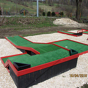 Park linowy, Minigolf - Kletno