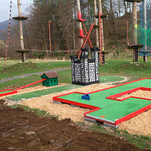 Park linowy, Minigolf - Kletno