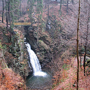 Wodospad Wilczki - Międzygórze