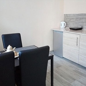 Kaskada, pokoje gościnne