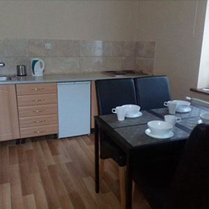 Kaskada, pokoje gościnne